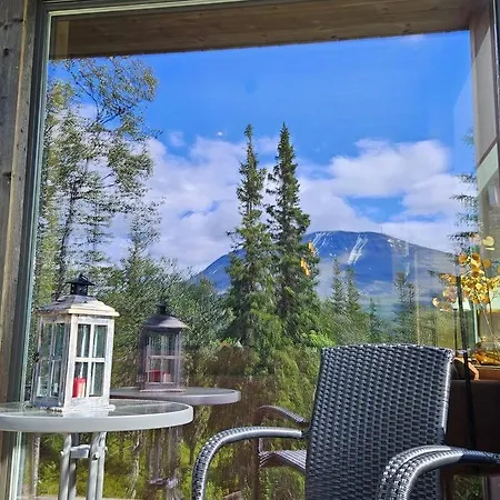 Fin Med Flott Utsikt Til Gaustatoppen *