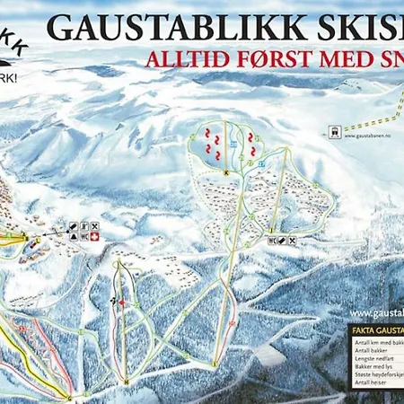 דירה Fin Med Flott Utsikt Til Gaustatoppen *